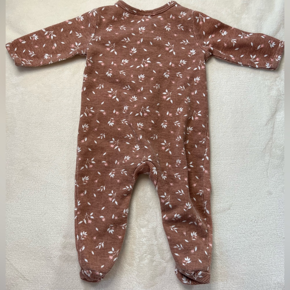 Nicole Miller New York Rust Lace Baby Girl Onesie - Picture 5 of 5